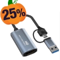 4K HDMI til USB-C/USB-A Video Capture Card