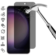 Samsung Galaxy S24 Privacy Skærmbeskyttelse Hærdet Glas